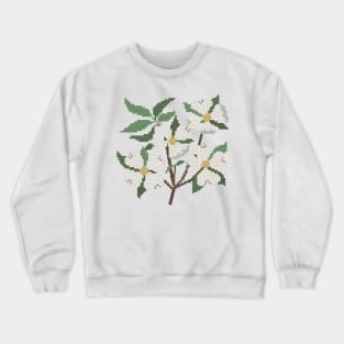 North Carolina Virginia State Flower Flowering Dogwood Crewneck Sweatshirt